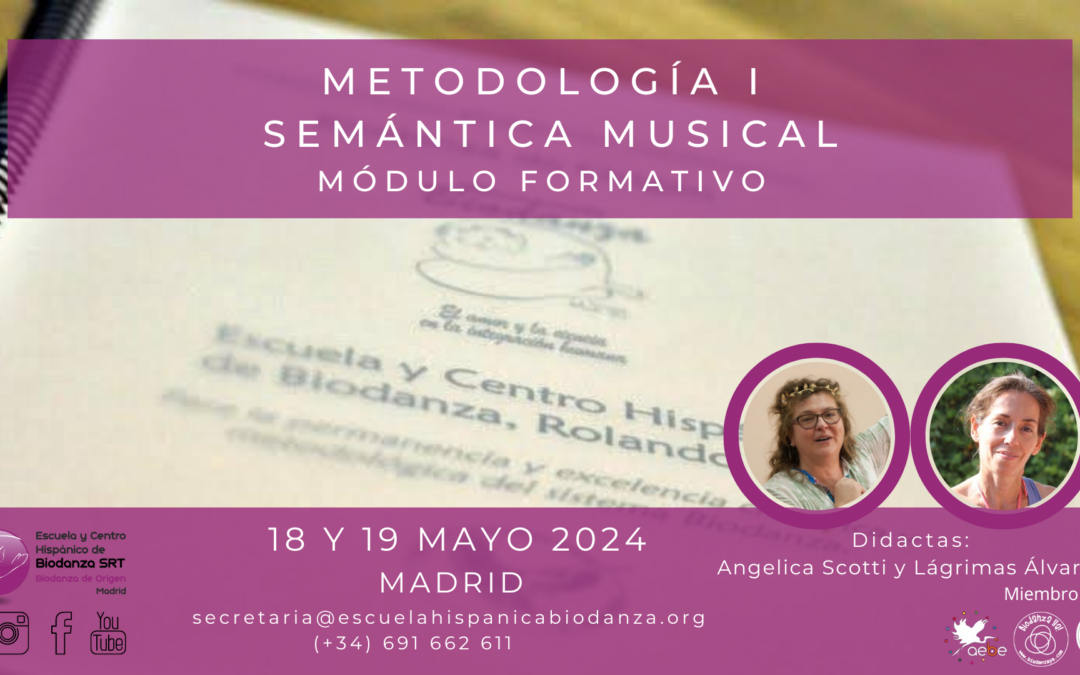 Metodología I: “Semántica Musical” con Angelica Scotti y Lágrimas Álvarez